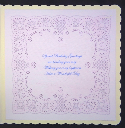 Lace Topper Insert by Linda Short