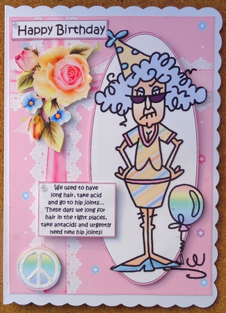 Stella thinks back to the 60s quick card by Linda Short