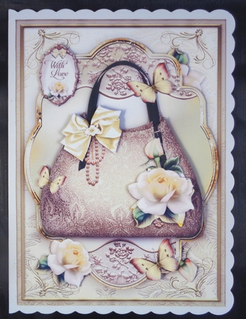 Cream Handbag Topper by Linda Short