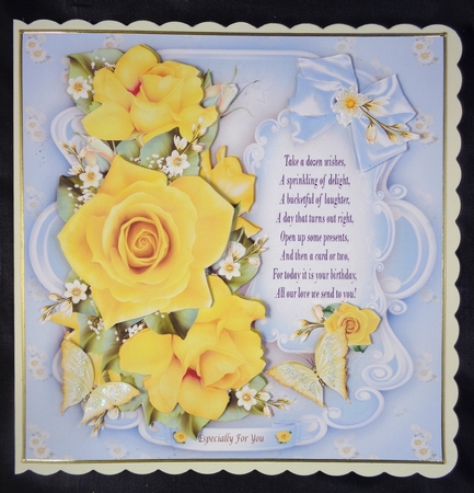 Yellow Roses Bouquet Mini Kit by Linda Short