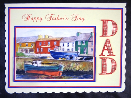 Fathers Day for Dad with Harbour image by Linda Short