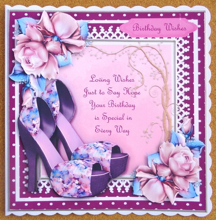 Beautiful Shoes and roses  by Linda Short