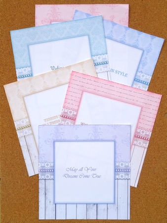 Lace & Pearls Blank Inserts by Linda Short