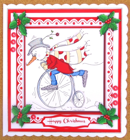 Bicycle Snowman  by Linda Short