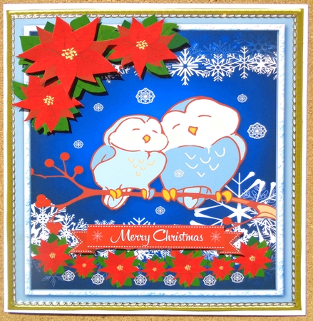 Blue Owls Christmas Bumper Kit by Linda Short