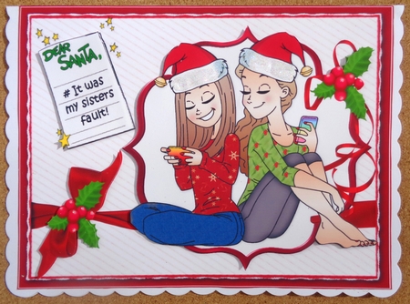 Texting Santa quick card by Linda Short