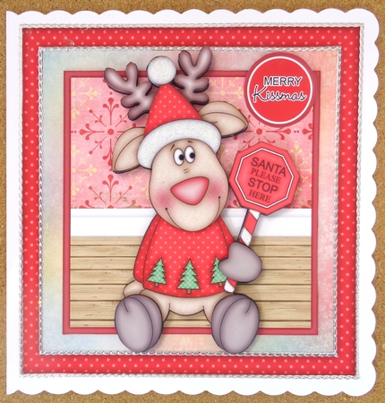 Santa Stop Here Jingles Mini Kit by Linda Short