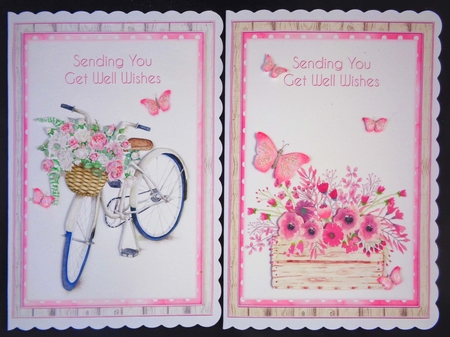 2 Floral Card Fronts 9 by Linda Short