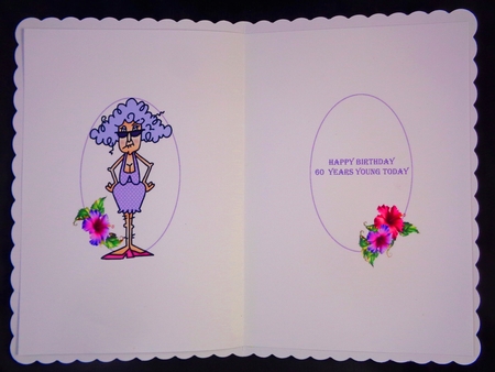 Stella about turning 60 insert by Linda Short