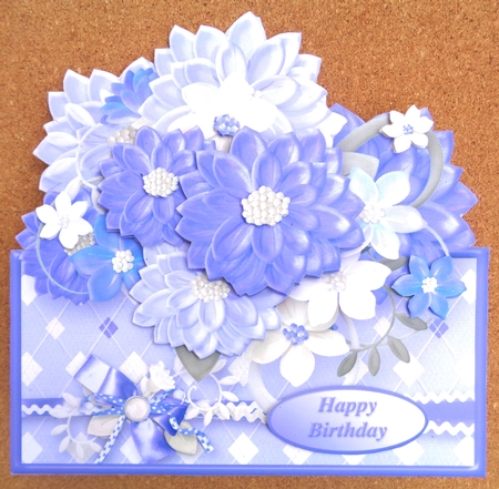 Sunshine Bouquet - Over the Edge Card Mini Kit by Linda Short