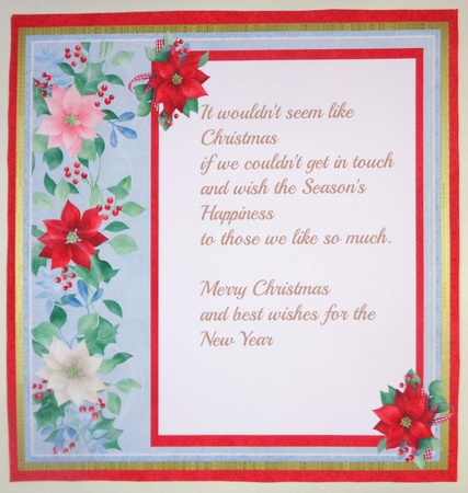 Incert with verse, Festive Cheer  by Linda Short