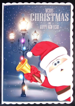 Dashing Through the Snow Card Front 13 by Linda Short