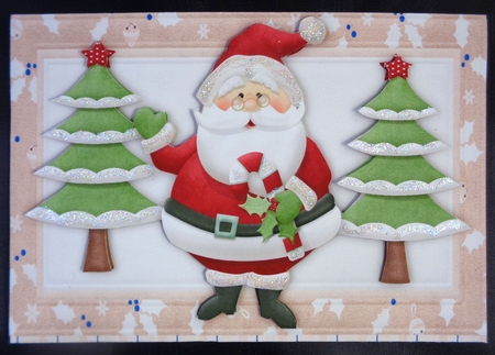 Lovely Santas Money Wallet  by Linda Short