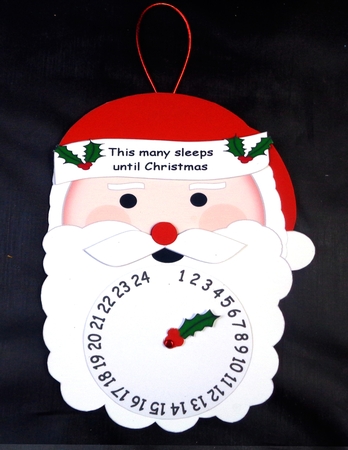 santas beard advent countdown by Linda Short