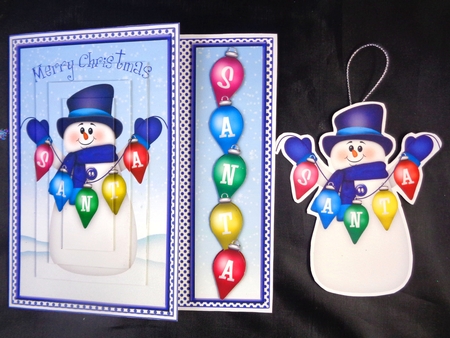 Excited Snowman Card Kit by Linda Short