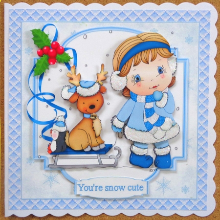 Your so cute Christmas daughter/granddaughter by Linda Short