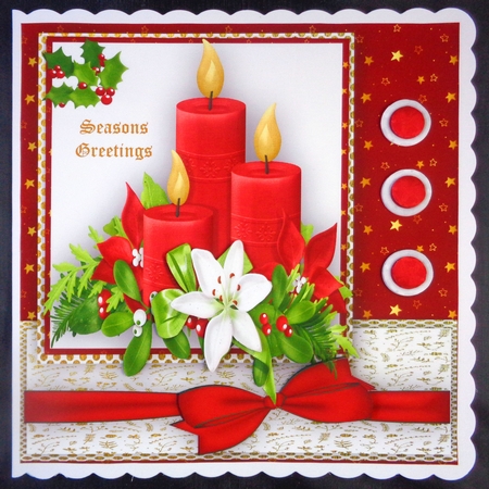Beautiful Glowing Candles  by Linda Short