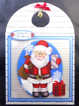 Santa Selfie Gift Bag by Linda Short