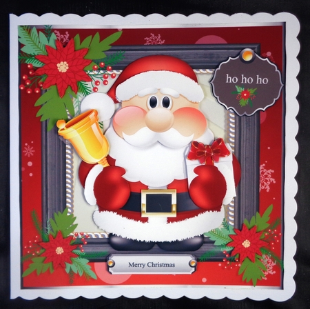 Christmas Santa Ho Ho Ho by Linda Short