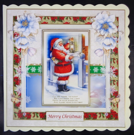 Hang up your stockings Christmas Topper by Linda Short