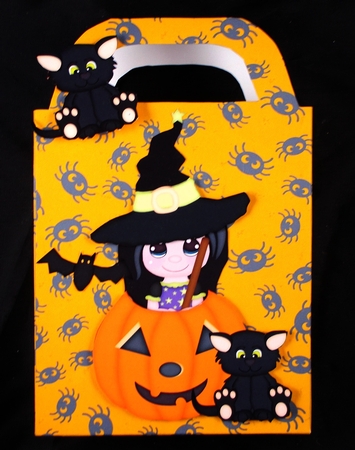 Halloween Witches Clipart-Black Hair Featured Gallery Photo