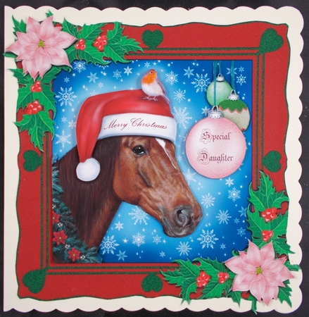 Friends Hat Christmas ~ 3 Sheet 8x8 Mini Kit with Decoupage Featured Gallery Photo