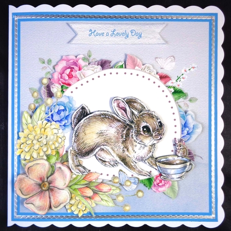 Rabbit tea party by Linda Short