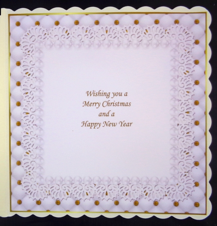 Insert For  Golden  christmas bauble 2 by Linda Short
