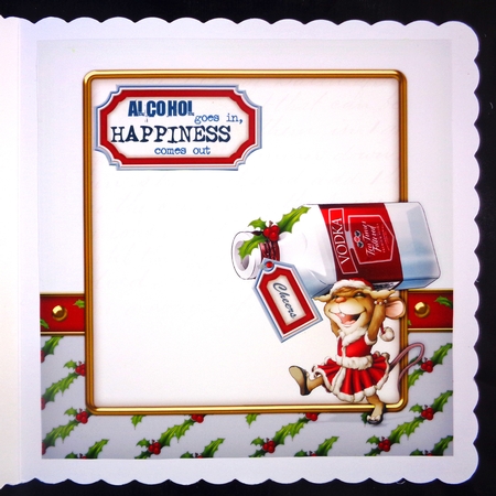 Mrs Christmas Vodka Mouse 4 Sheet Mini Kit by Linda Short