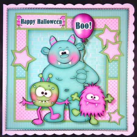 Monster Party Mini Kit Birthday/Halloween with Ages by Linda Short