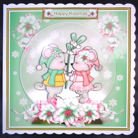 Kissmas Snow Globe by Linda Short