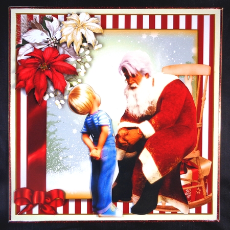 The Christmas Gift Card Front Kit 8x8 by Linda Short
