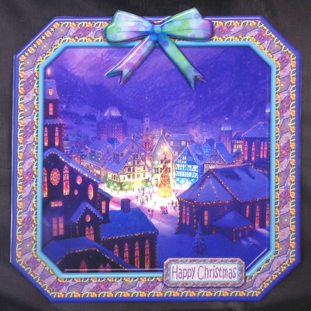 JJ BLUE CHRISTMAS 3 8x8 by Linda Short