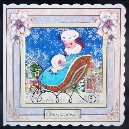 Cosy for Christmas Vintage Topper by Linda Short