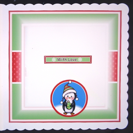Penguin with Christmas Bauble Mini Kit by Linda Short