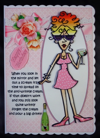Rita and her anti wrinkle cream  by Linda Short