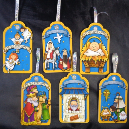GIFT TAGS CHRISTMAS - NO ROOM by Linda Short