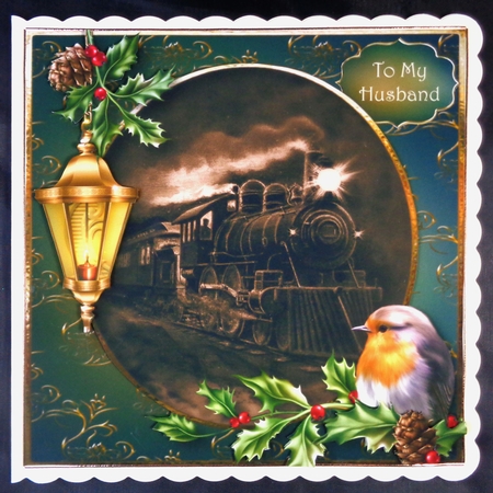 The Polar Express - Male Christmas 8x8 by Linda Short