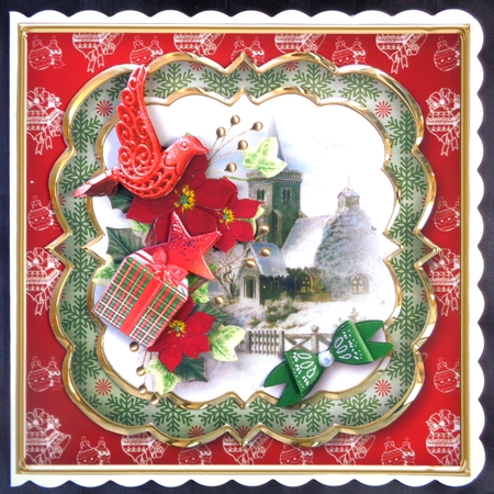 Vintage Christmas Layered Card Mini Kit by Linda Short