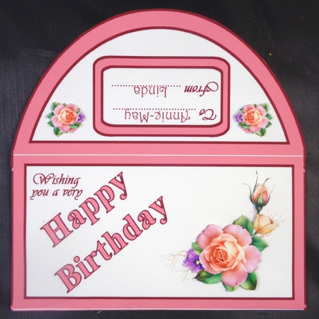 Spring Roses money wallet by Linda Short