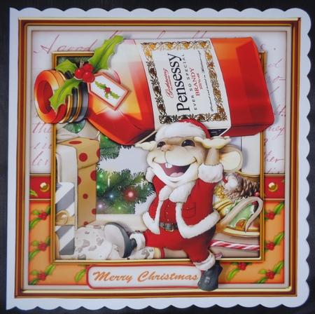 Mr Christmas Brandy Mouse 4 Sheet Mini Kit by Linda Short