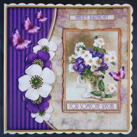 Vintage Roses and Flowers 1058 by Linda Short