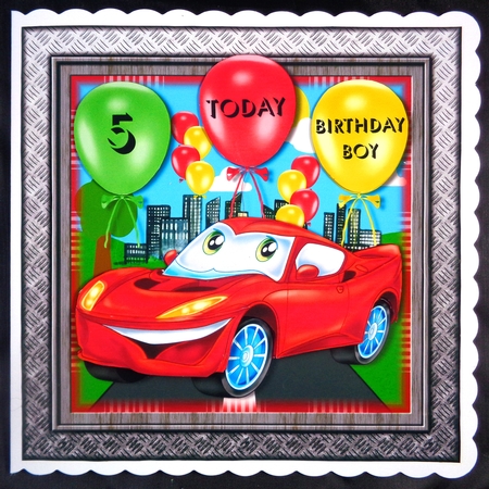 Red Racing Car by Linda Short