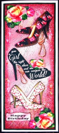 With the right shoes you can Conquer the world DL by Linda Short