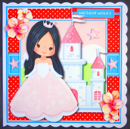 Beautiful Princess and Castle by Linda Short