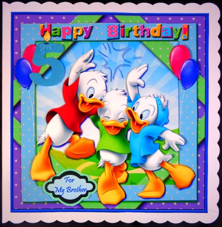Duckie Brothers Age Birthday Mini Kit by Linda Short