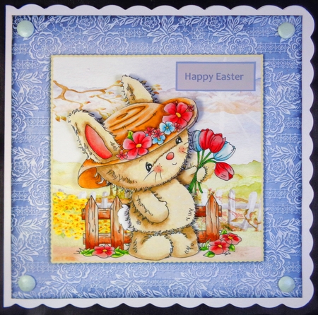 Bonnet bunny by Linda Short