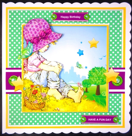 Little Bonnet Girl 3 by Linda Short