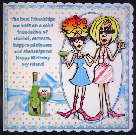 8x8 Rita and JJ are solid friends mini kit by Linda Short