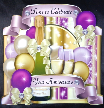 Balloons & Champagne Celebration - Multi Celebration by Linda Short